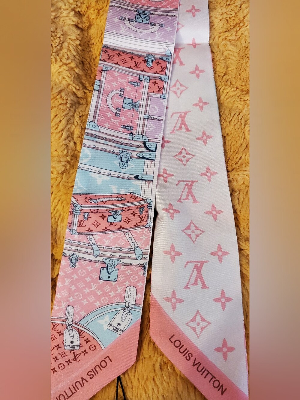 Silk Skinny Bag Twilly, Scarf, Hairtie